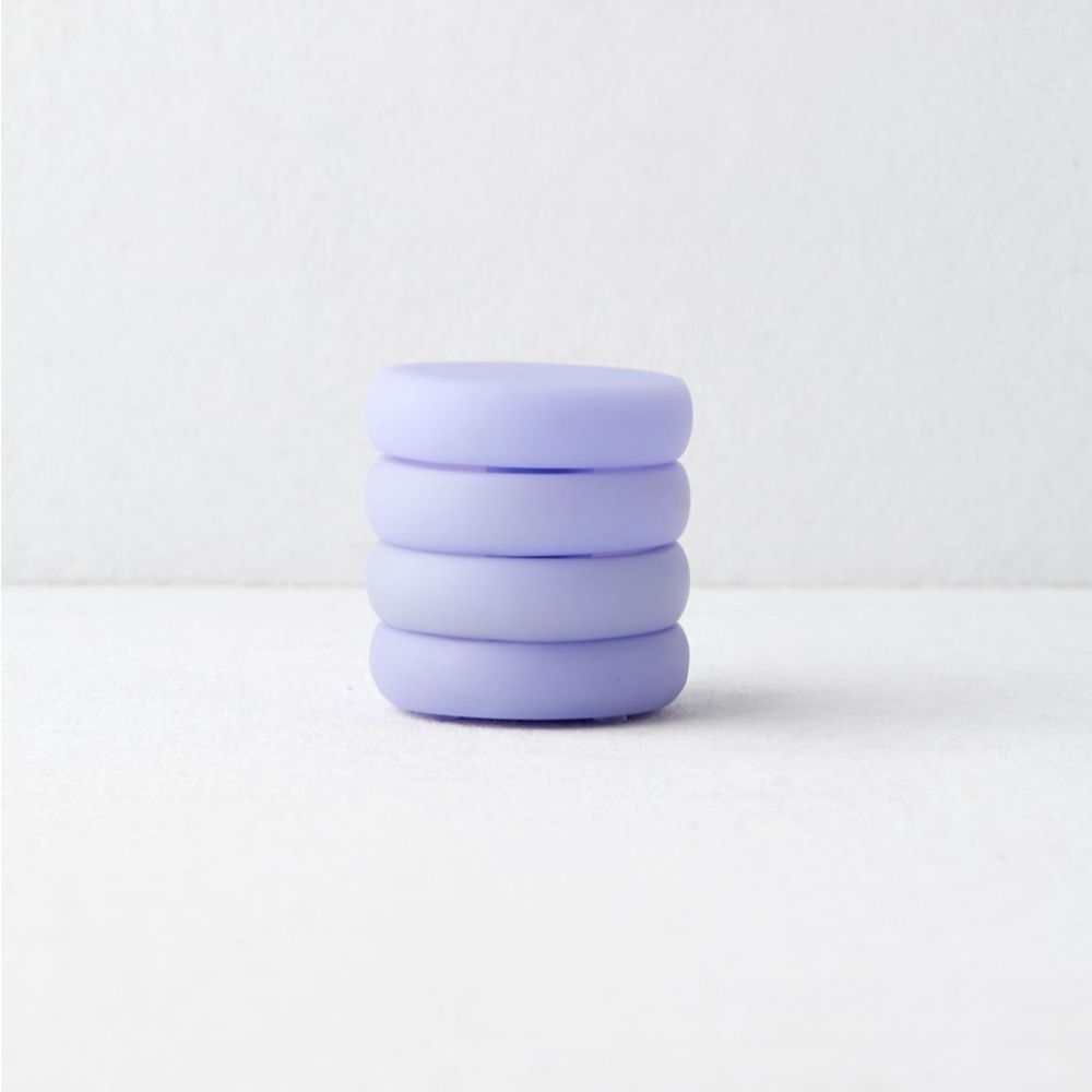 Swivel Stash box. Jewelry box. Purple.